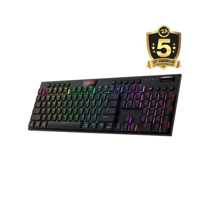 Tipkovnica REDRAGON HORUS PRO K618RGB-PRO WIRED/2.4G/BT RED SWITCH