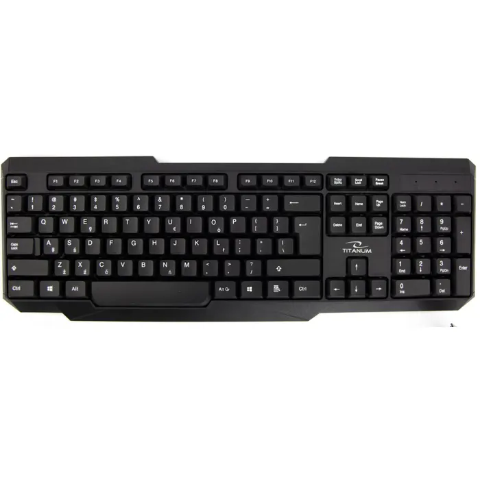 TITANUM TK108 Keyboard + mouse Black
