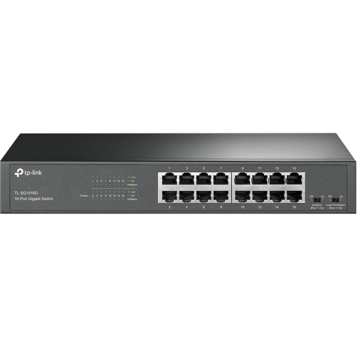 TP-Link 16-port network switch TL-SG1016D 10/100/1000