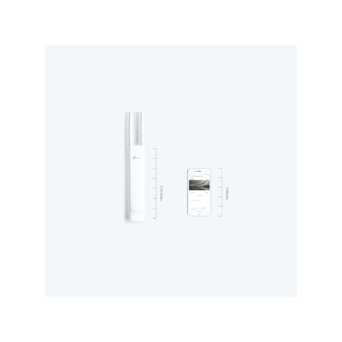TP-LINK 300Mbps 2×2 MIMO Outdoor Access Point (IP65)