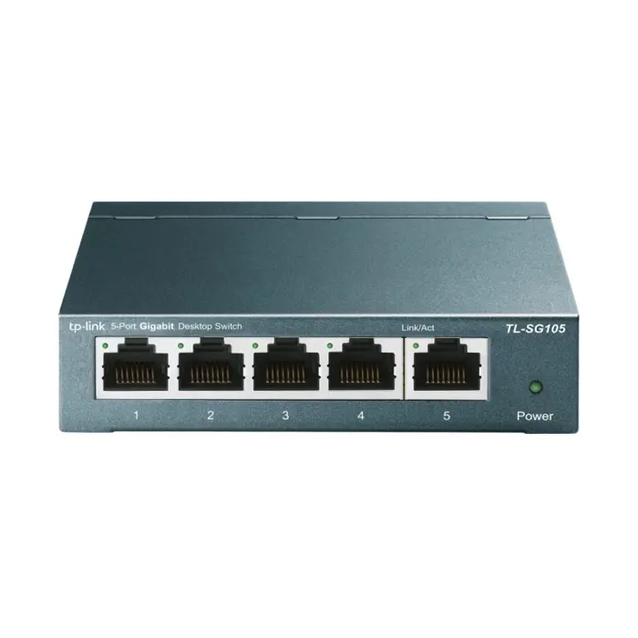 TP-Link 5-port Gigabit Desktop preklopnik (Switch), 5×10/100/1000M RJ45 ports, metalno kućište