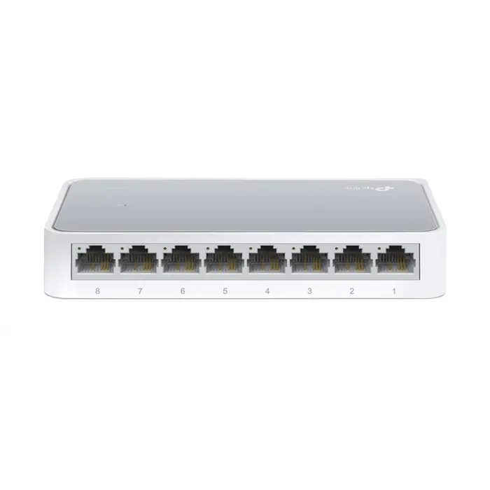 TP-Link 8-port mini Desktop preklopnik (Switch), 8×10/100M RJ45 ports, plastično kućište