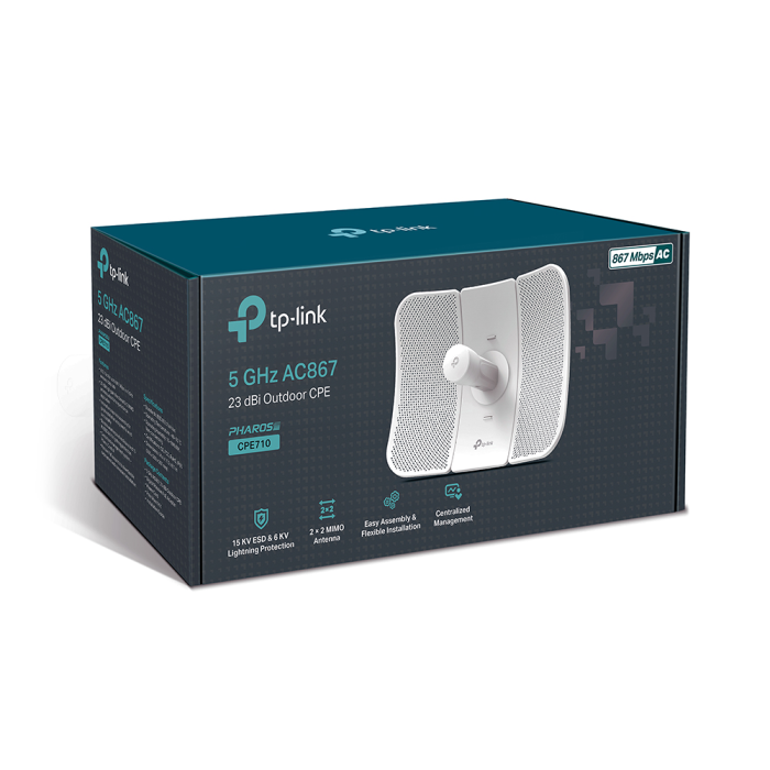 TP-LINK CPE710 5GHz AC 867Mbps 23dBi outdoor CPE access point
