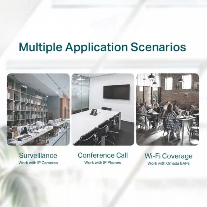 TP-LINK TL-SF1005P 5-port 10/100Mbps switch with 4-Port PoE+