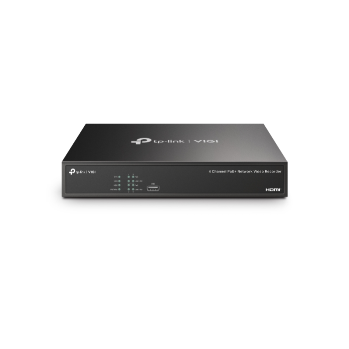 TP-LINK VIGI 4-channel PoE+ network video recorder 24/7