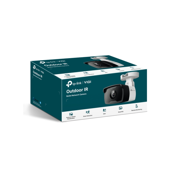 TP-LINK VIGI 4MP Outdoor IR Bullet Network Camera (up to 2560 × 1440 H.265+ 30fps)