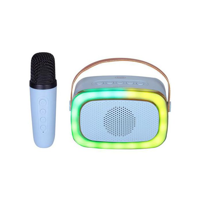 TREVI karaoke 10W, mini dimenzije, disco rasvjeta, mikrofon, plave XR 8A01