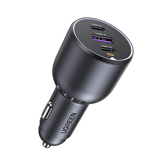 Ugreen 130W 3-Port Car Charger
