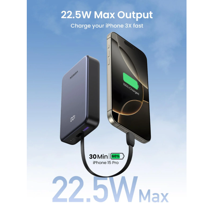 Ugreen 22,5W 20000mAh prenosna baterija