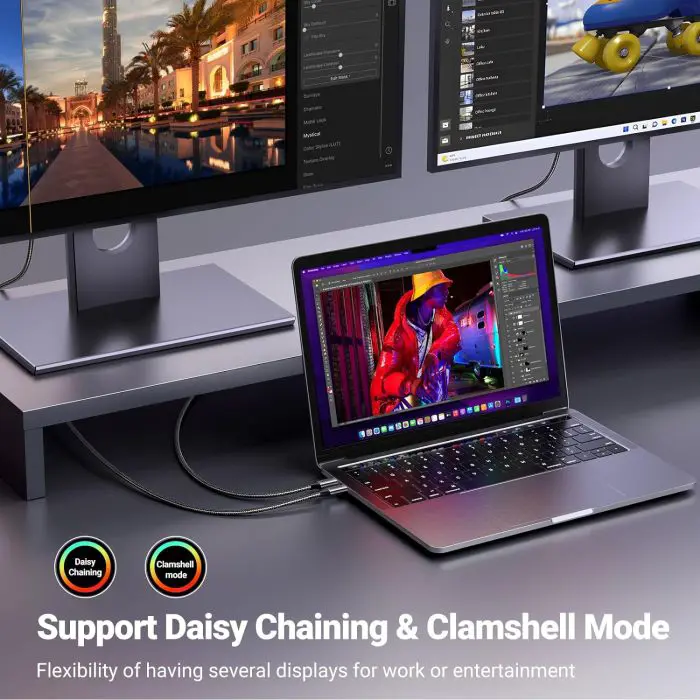 Ugreen cable USB C to DisplayPort 1.4 8K@60Hz 4K@240Hz, 3M