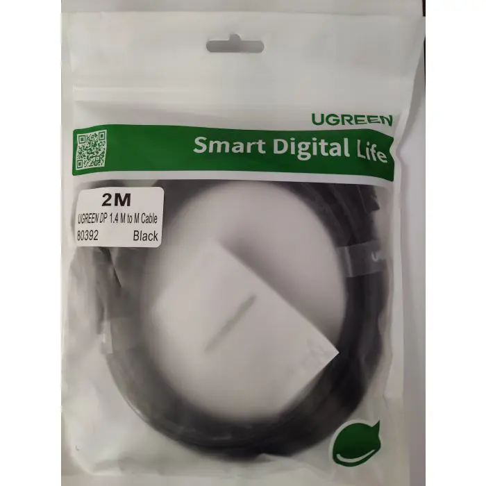 Ugreen DisplayPort 1.4 cable 8K 2M - polybag