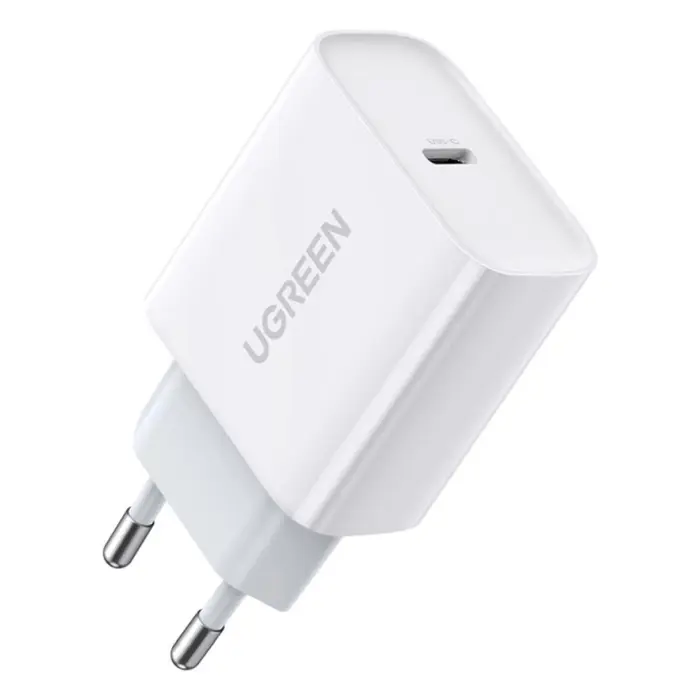 UGREEN punjač, 20W, USB-C PD, bijeli