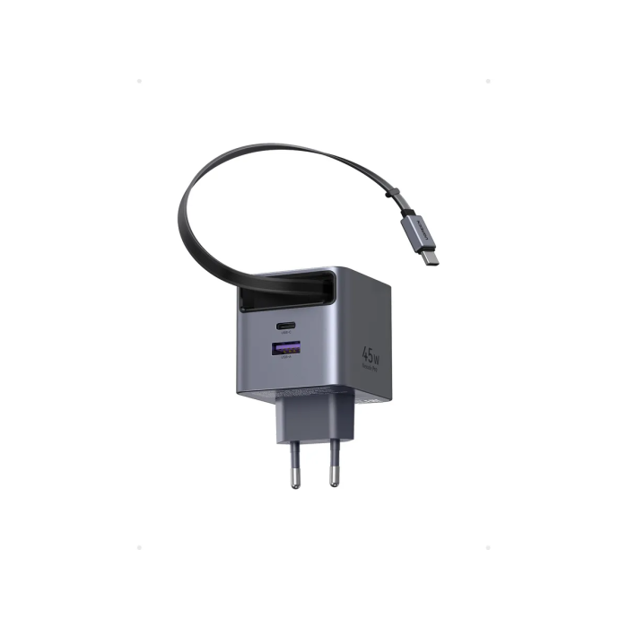 Ugreen Retractable 45W GaN USB-C polnilec