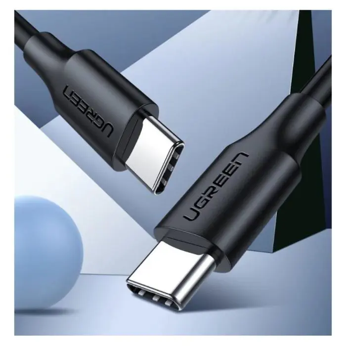 UGREEN USB 2.0 USB-C to USB-C 0.5m (black) - polybag