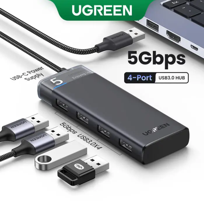 Ugreen USB 3.0 hub with 4 ports 5Gbps