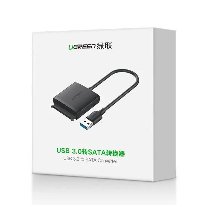Ugreen USB 3.0 to SATA Hard Drive Adapter - box