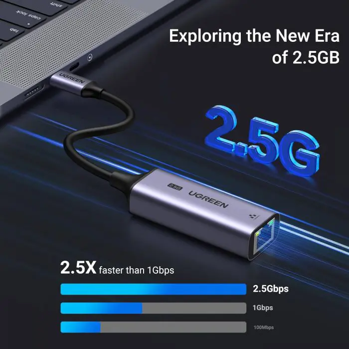 Ugreen USB-C 2.5G network adapter 2.5Gbps