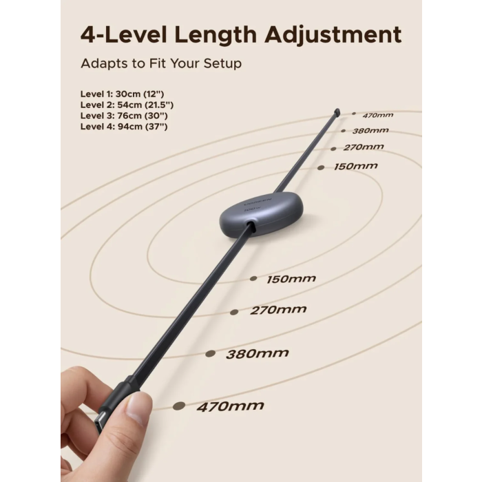 Ugreen USB-C na USB-C izvlečni polnilni kabel 100W, 1M