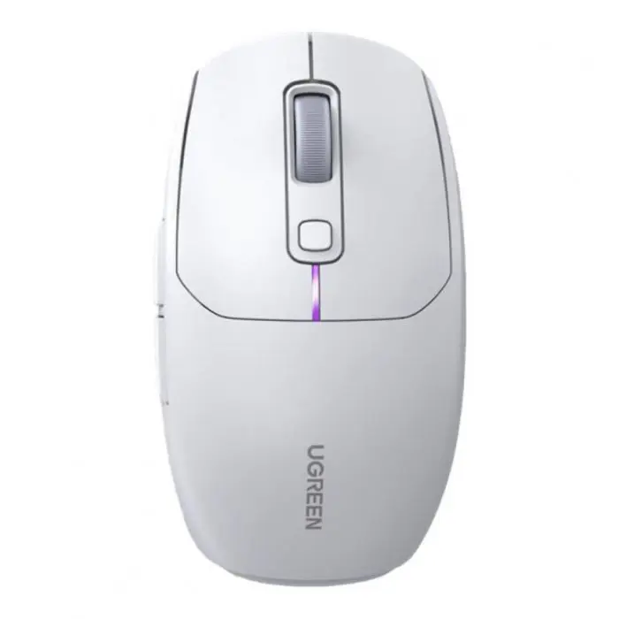 Ugreen wireless mouse 5000 DPI 2.4G+BT - white