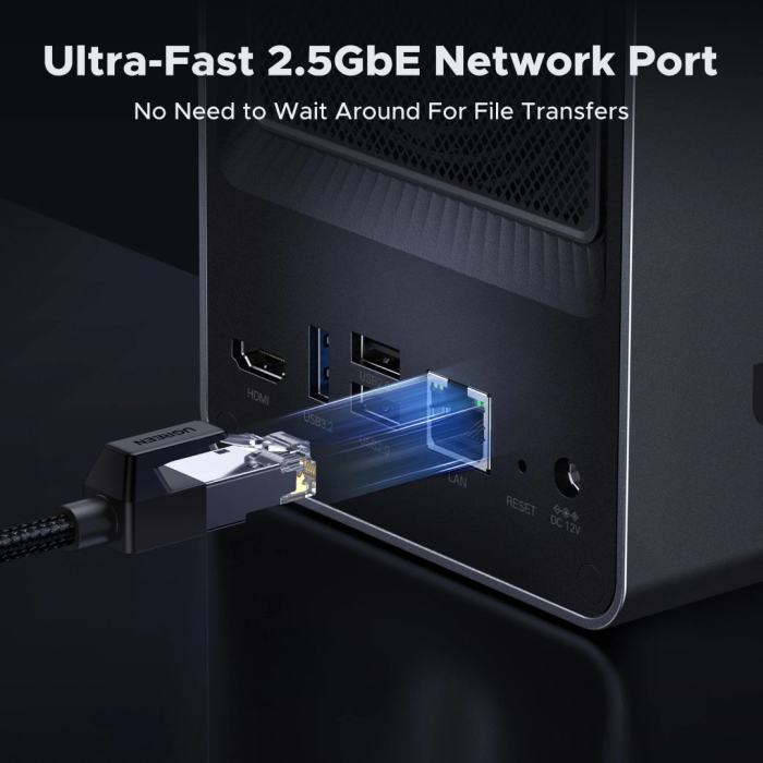 URGREEN NASYNC DXP2800 for 2+2 disks, Intel N100, 8GB DDR5, 2.5GBE Network