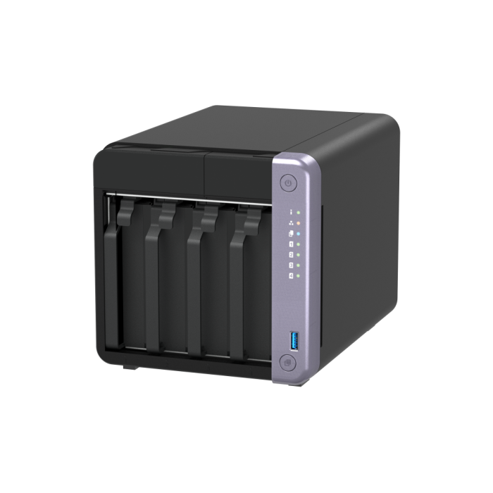 Us server for 4 disks, 1U Rack, 4GB RAM, 2.5GB Network