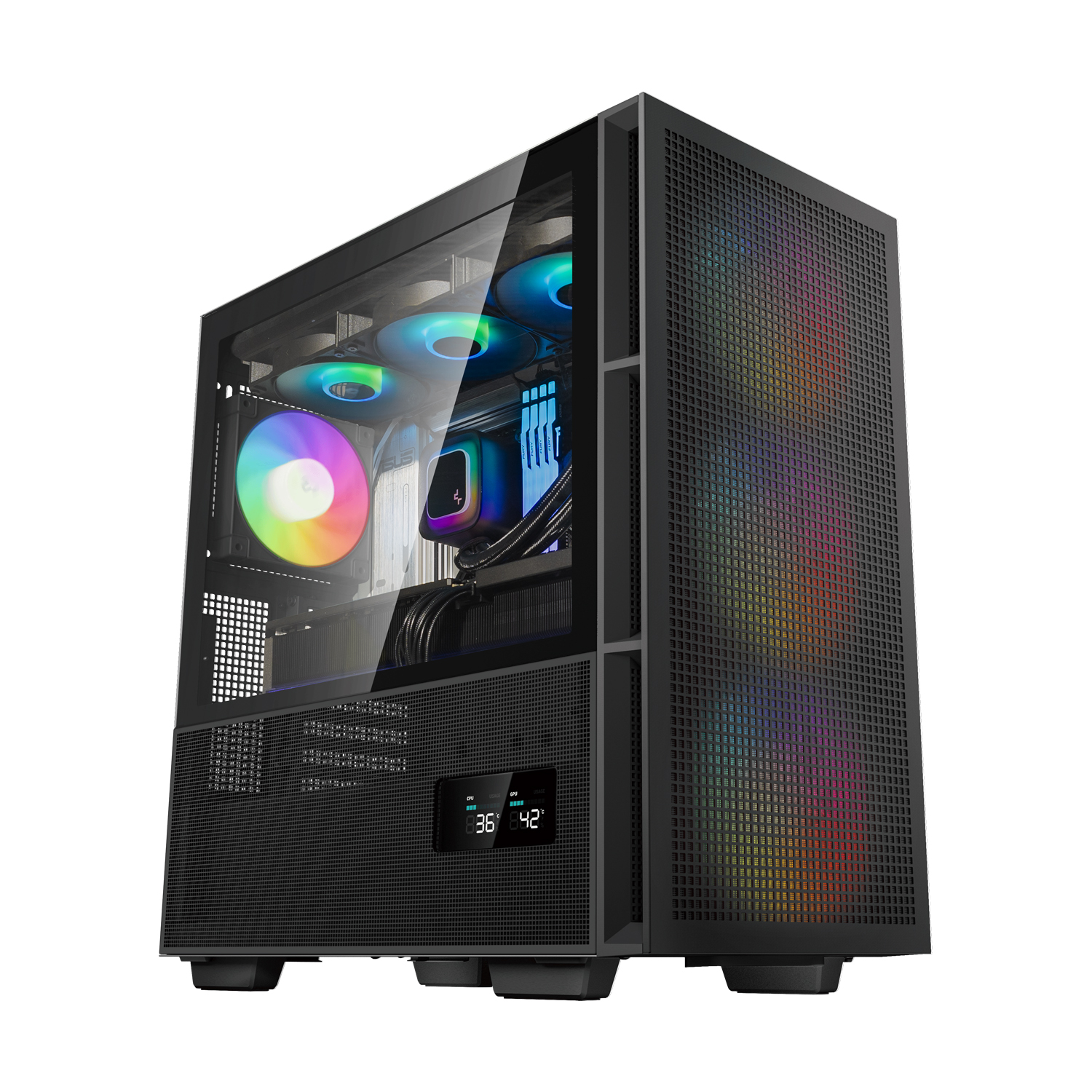 UVI OMEGA NV57A7 Ryzen 7 9700X, RTX 5070 12GB, 1TB SSD, 32GB RAM, 850W, vodeno hlađenje, OS, crna - 2747