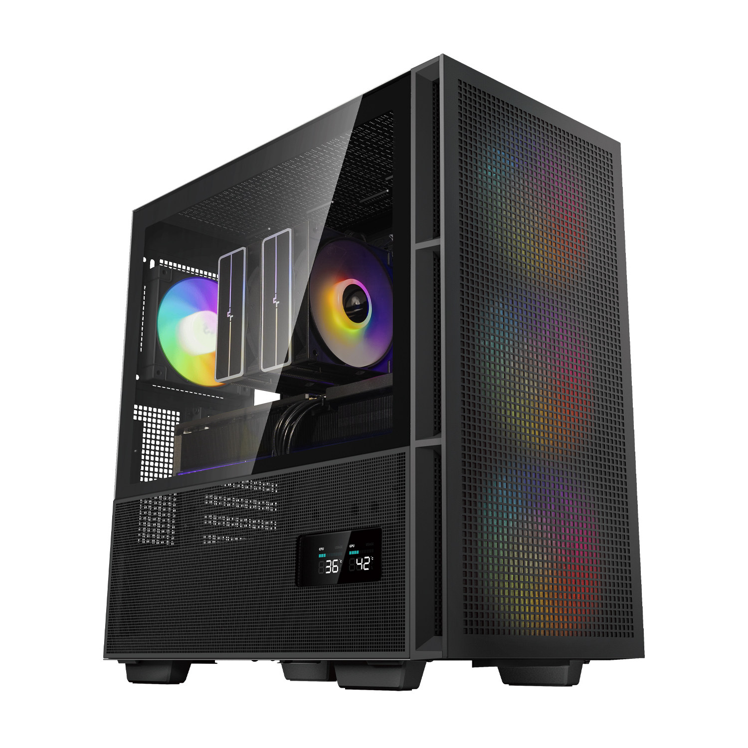 UVI OMEGA AM961 Ryzen 5 9600X, RX 9060 XT 16GB, 1TB SSD, 32GB RAM, 850W, OS, crna - 2793
