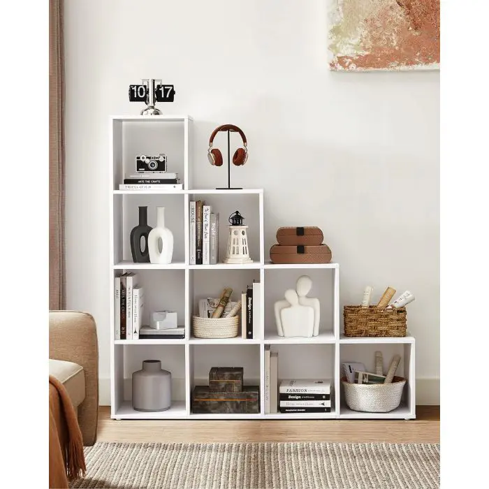 Vasagle closet or rack with 10 open drawers, white