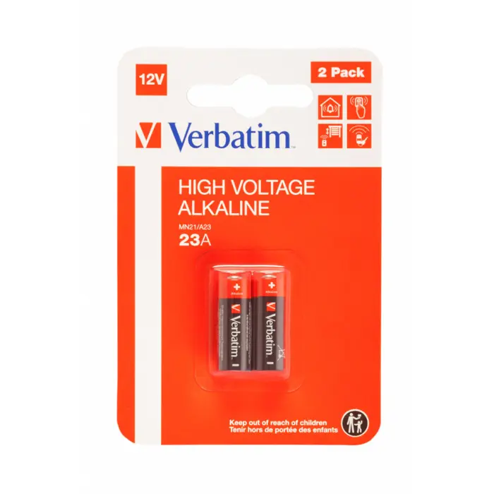 Verbatim 23A (MN21/A23) Alkaline baterija, 12V (2 kom./pakiranje)
