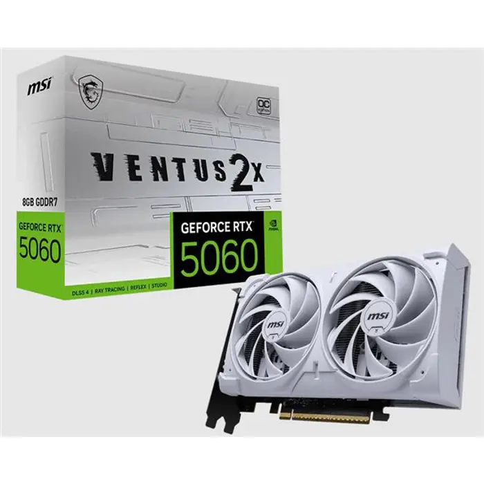 VGA MSI RTX 5060 8G VENTUS 2X OC WHITE