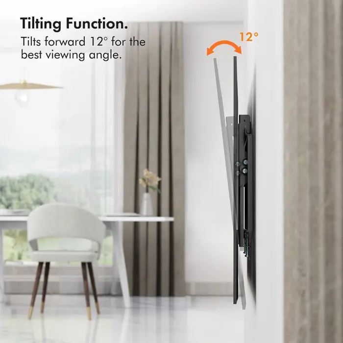 VonHaus 17-37.5 '' tilting wall bracket up to 75kg