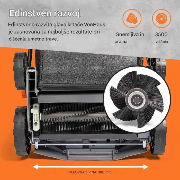 VonHaus 1800W Electric Artificial Grass Brush