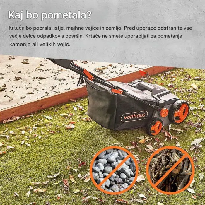 VonHaus 1800W Electric Artificial Grass Brush