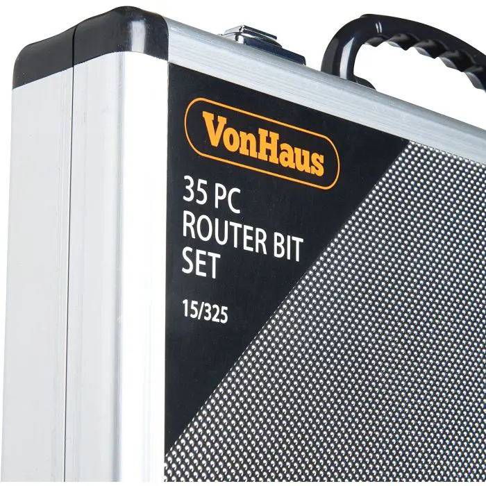 VonHaus 35-piece set of 6mm cutter bits