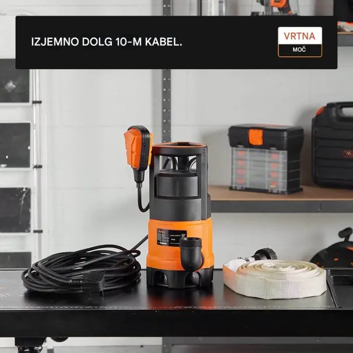 VonHaus 400 W drainage water pump with 8 m hose