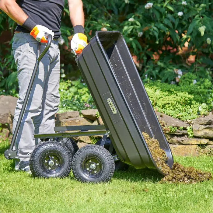 VonHaus 75L garden cart