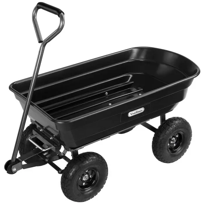 VonHaus 75L garden cart