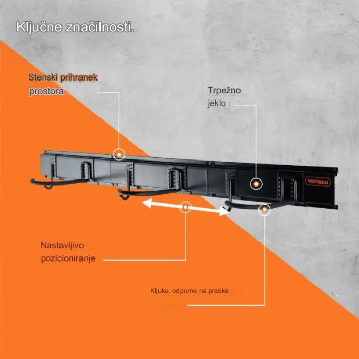 VonHaus 9 Piece Bike Storage Kit
