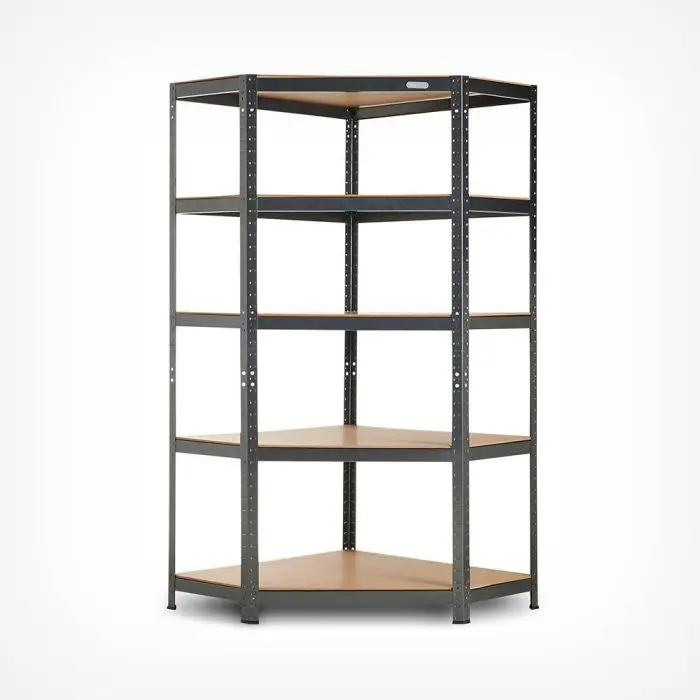 VonHaus corner shelf with 5 shelves