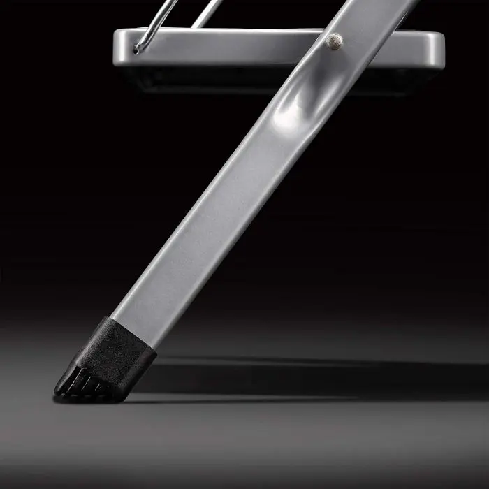 VonHaus folding 2-pole steel ladder