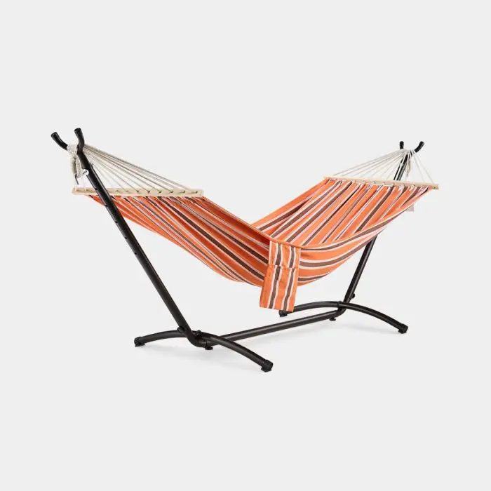 VonHaus hammock with orange frame