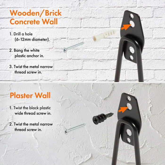 VonHaus hooks for garage tools