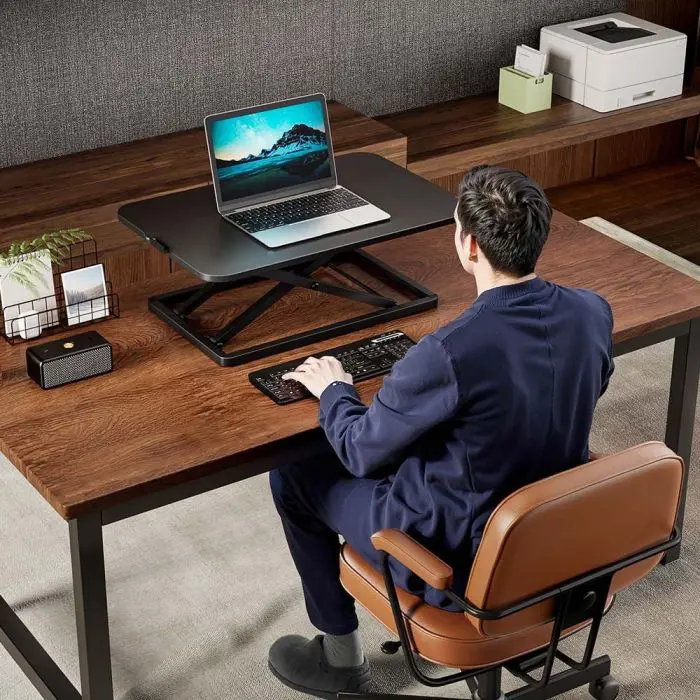 VonHaus Ultratanki nastavek za sedeče-stoječo mizo