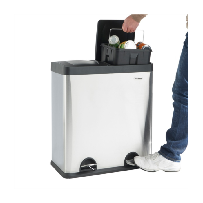 VonHaus waste separation bin 60L