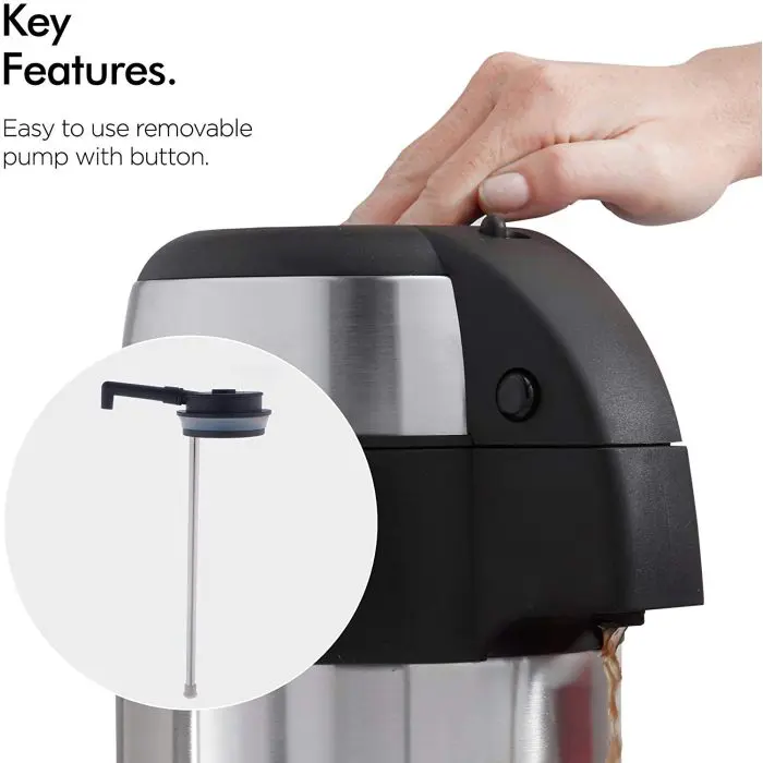 VonShef thermos 5L stainless steel