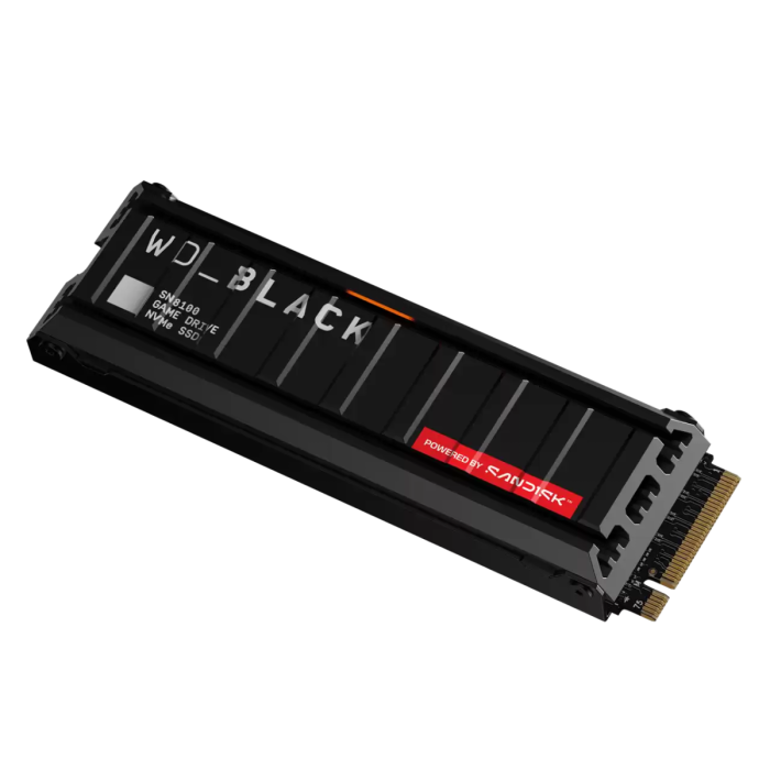 WD 1TB Black SN8100 M.2 2280 PCI-E 5.0 NVME 2.0 SSD disk with refrigerator