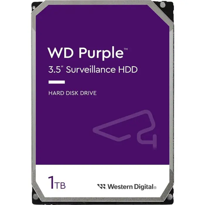 WD 1TB Purple 3,5" SATA 6Gb/s 5400rpm 64MB HDD disk