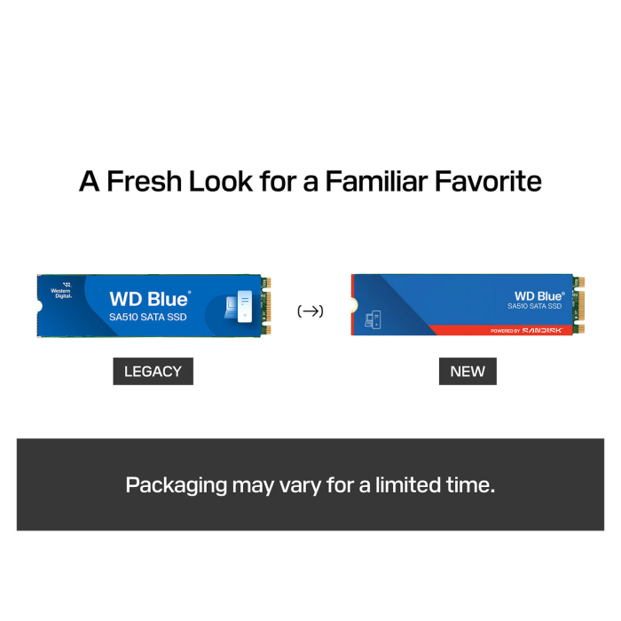 WD 1TB SSD BLUE SA510 M.2 SATA3