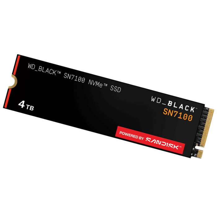 WD 4TB Black SN7100 M.2 2280 PCI-e 4.0 NVMe 1.4 SSD disk