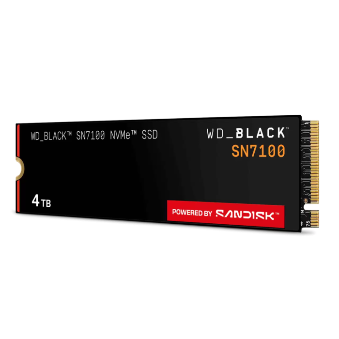 WD 4TB Black SN7100 M.2 2280 PCI-e 4.0 NVMe 1.4 SSD disk